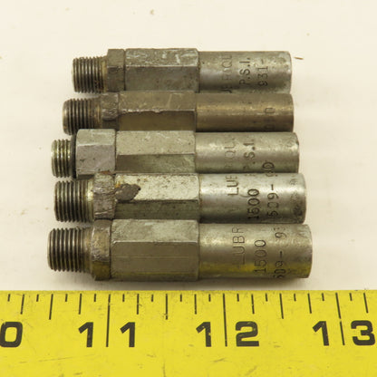 Trabon Lubriquip M10 Threaded Lubricator Valve 1500PSI Lot Of 5