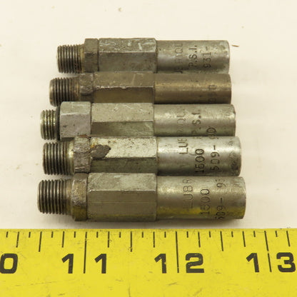 Trabon Lubriquip M10 Threaded Lubricator Valve 1500PSI Lot Of 5