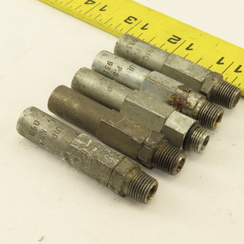 Trabon Lubriquip M10 Threaded Lubricator Valve 1500PSI Lot Of 5