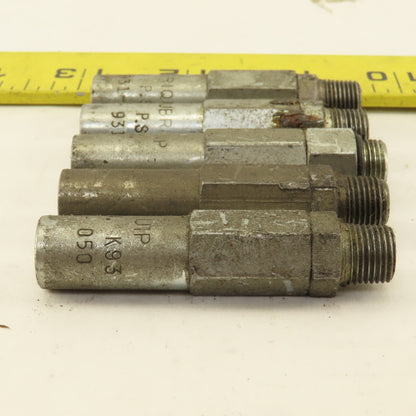 Trabon Lubriquip M10 Threaded Lubricator Valve 1500PSI Lot Of 5