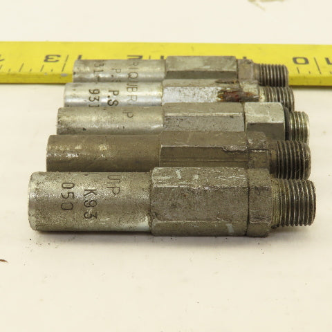 Trabon Lubriquip M10 Threaded Lubricator Valve 1500PSI Lot Of 5
