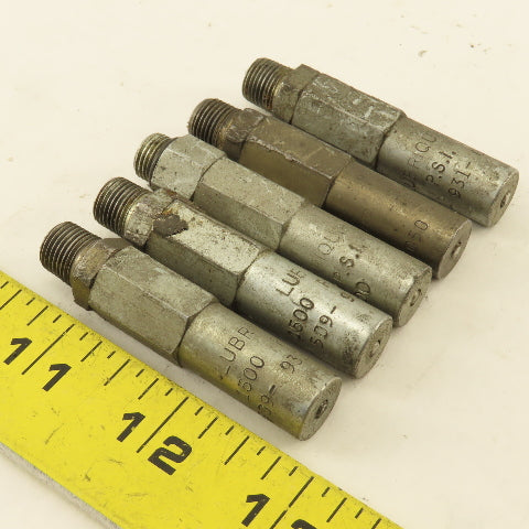 Trabon Lubriquip M10 Threaded Lubricator Valve 1500PSI Lot Of 5