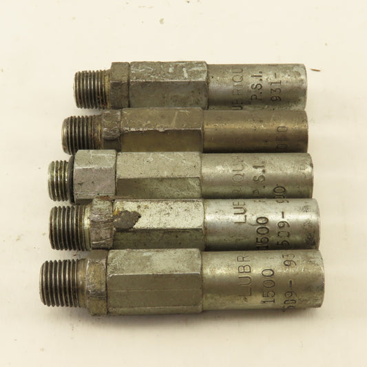 Trabon Lubriquip M10 Threaded Lubricator Valve 1500PSI Lot Of 5