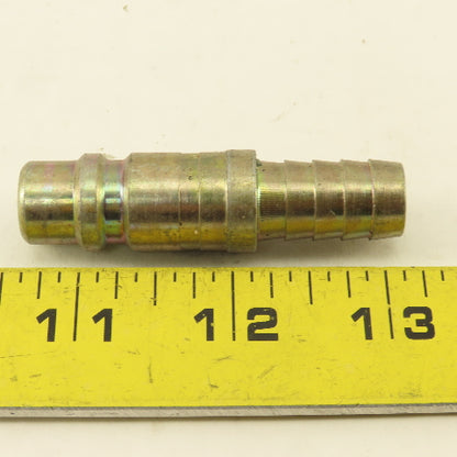 Parker H5F 1/2" Hose Barb Brass x Quick Disconnect Male Air Chuck Fitting