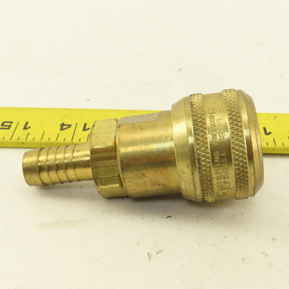 Hansen 1/2" Hose Barb Brass x Quick Disconnect Female Air Fitting