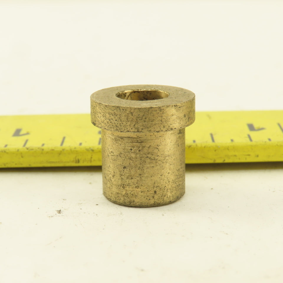 8mm ID Hole Brass Press Fit Wear Bushing Bearing Shouldered 1/2" OD 5/8" Tall