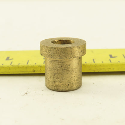 8mm ID Hole Brass Press Fit Wear Bushing Bearing Shouldered 1/2" OD 5/8" Tall