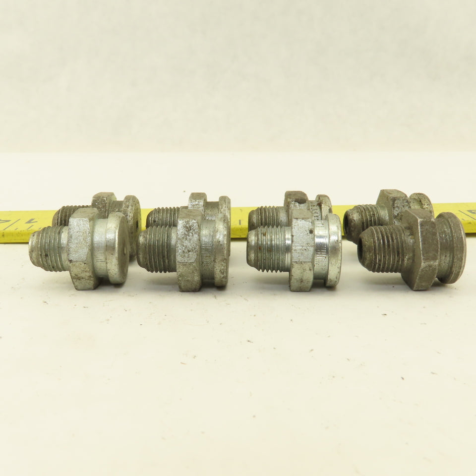 1/8" NPT Spring Ball Valve Single Point Lubricator Button Fitting Lot Of 8