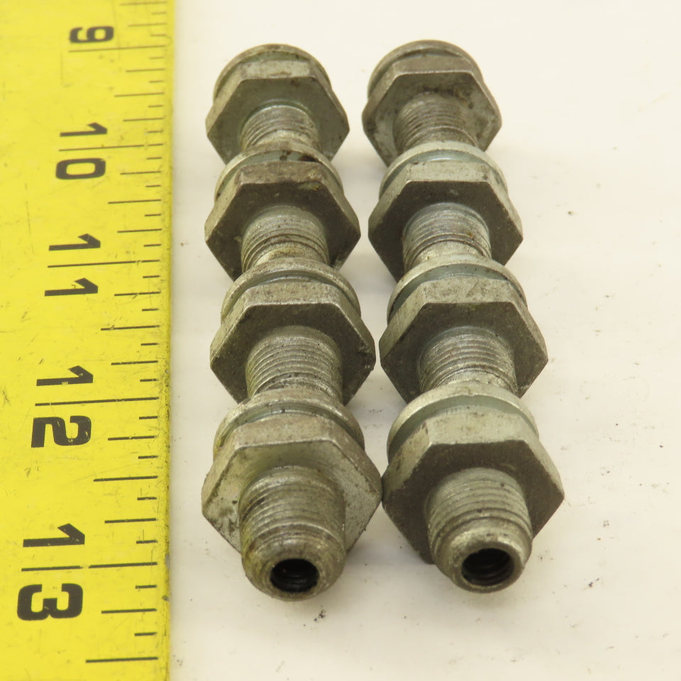 1/8" NPT Spring Ball Valve Single Point Lubricator Button Fitting Lot Of 8