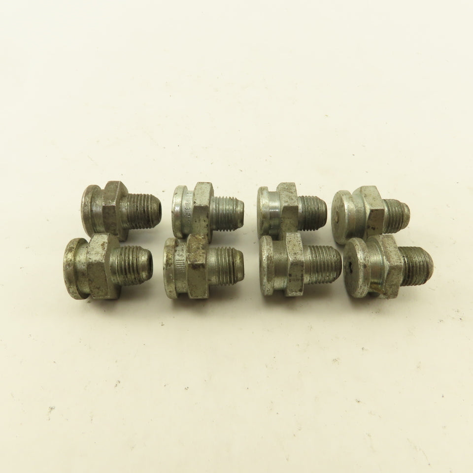 1/8" NPT Spring Ball Valve Single Point Lubricator Button Fitting Lot Of 8