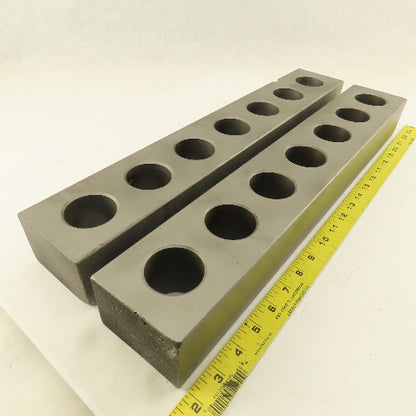 2-3/8" x 3-3/8" Steel Machinist Set Up Parallel Block Set 20-3/16" Long