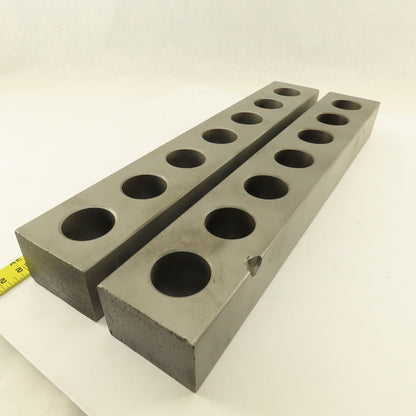 2-3/8" x 3-3/8" Steel Machinist Set Up Parallel Block Set 20-3/16" Long
