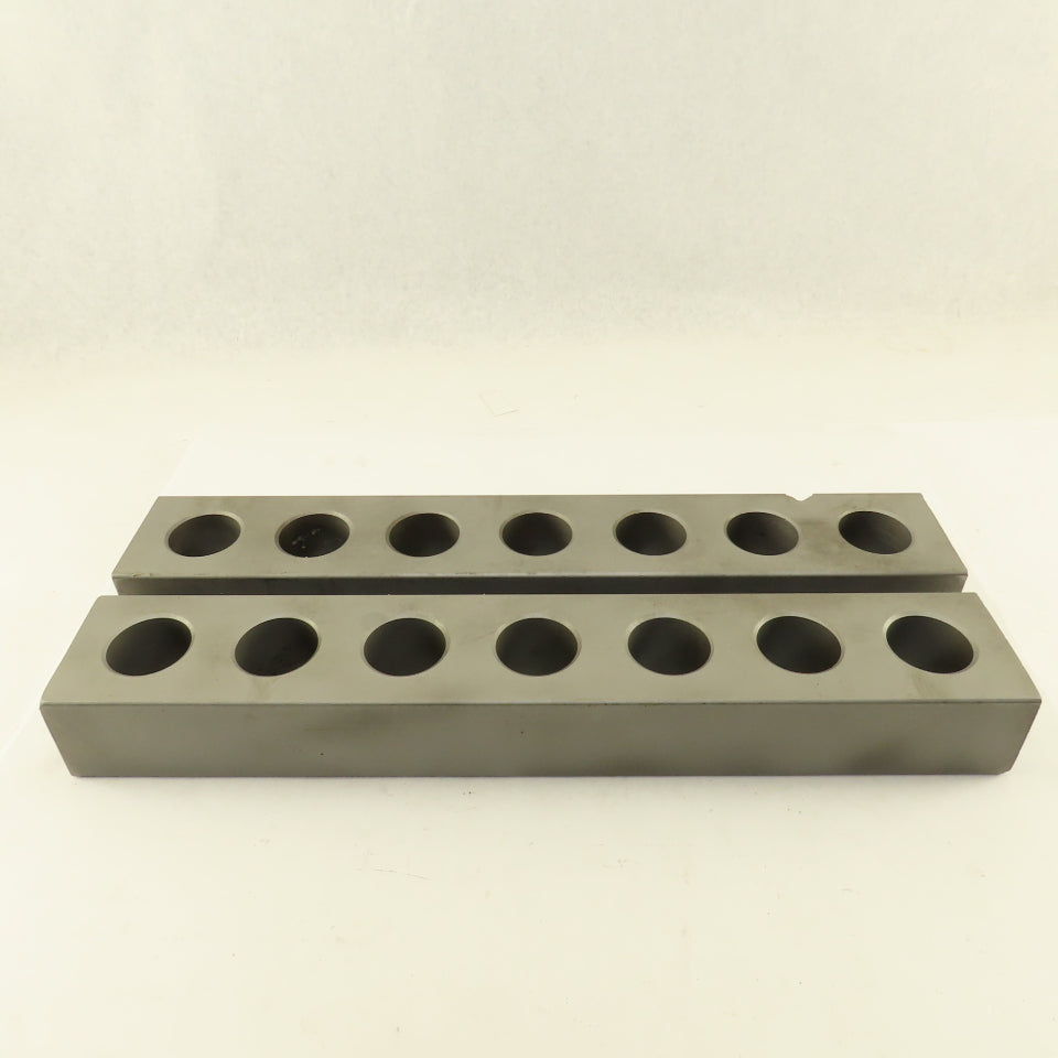 2-3/8" x 3-3/8" Steel Machinist Set Up Parallel Block Set 20-3/16" Long