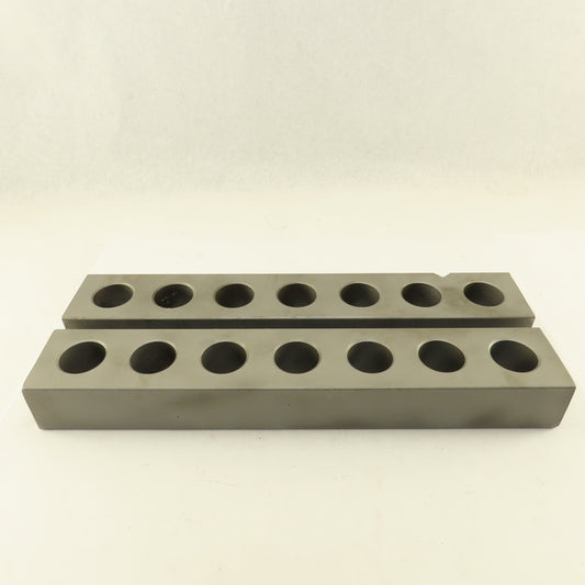 2-3/8" x 3-3/8" Steel Machinist Set Up Parallel Block Set 20-3/16" Long