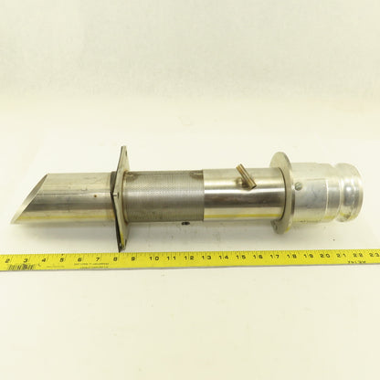 3" Stainless Steel Bulk Dry Material Suction Tube 21" OAL
