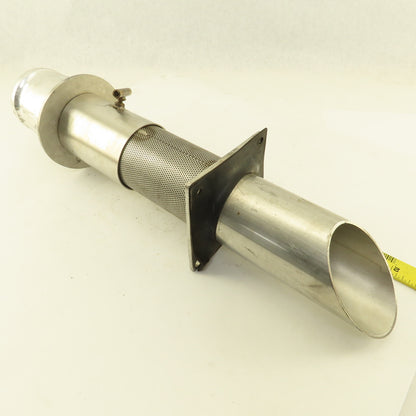3" Stainless Steel Bulk Dry Material Suction Tube 21" OAL