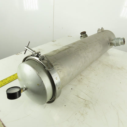 8" x 32" Stainless Steel Bag Strainer Housing 2" x 3/4" Ports