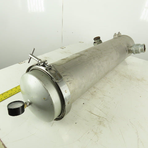 8" x 32" Stainless Steel Bag Strainer Housing 2" x 3/4" Ports