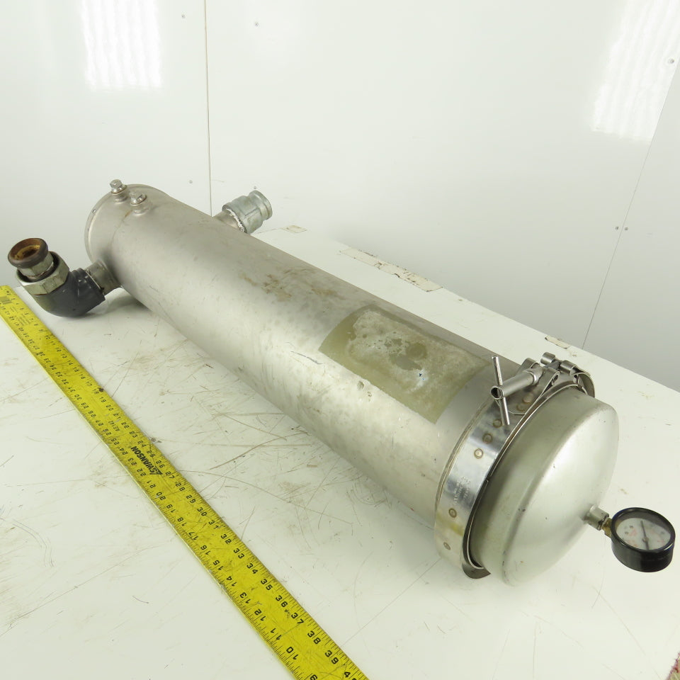 8" x 32" Stainless Steel Bag Strainer Housing 2" x 3/4" Ports