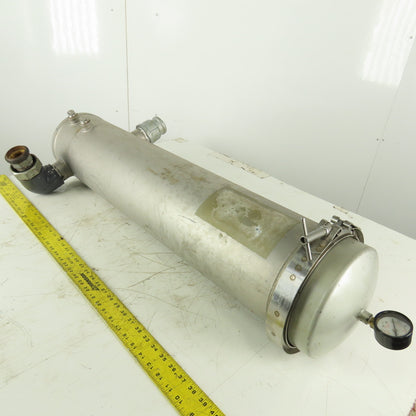 8" x 32" Stainless Steel Bag Strainer Housing 2" x 3/4" Ports
