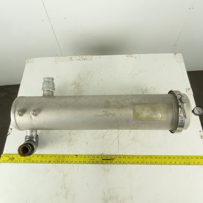 8" x 32" Stainless Steel Bag Strainer Housing 2" x 3/4" Ports