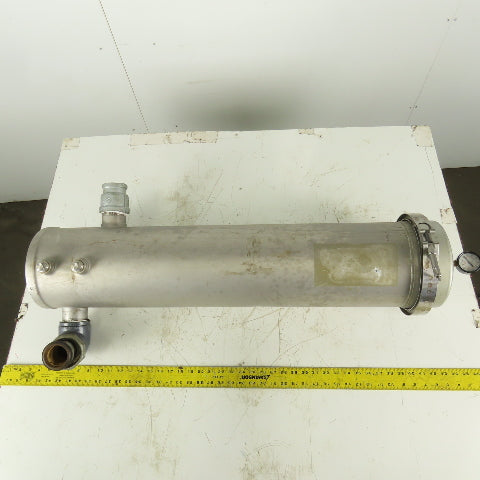 8" x 32" Stainless Steel Bag Strainer Housing 2" x 3/4" Ports