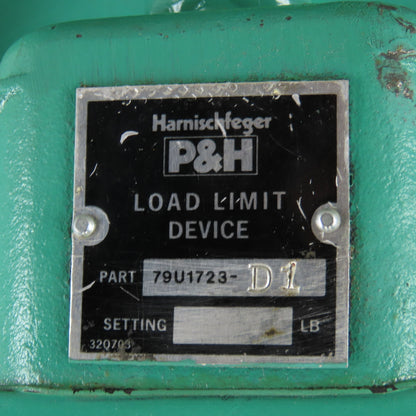 P&H 79U1723-D1 Heavy Lift Wire Rope Hoist Load limit Device Assembly