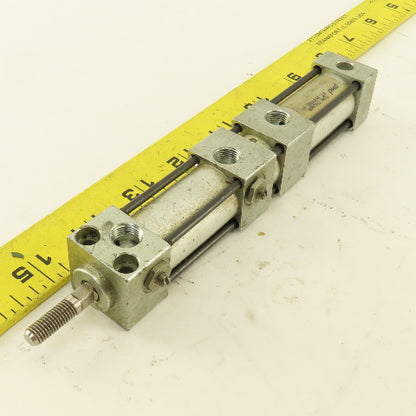 PHD TDF3/4x1/2 Tom Thumb 5/8" Bore 1/2" Stroke Tandem Air/Oil Cylinder