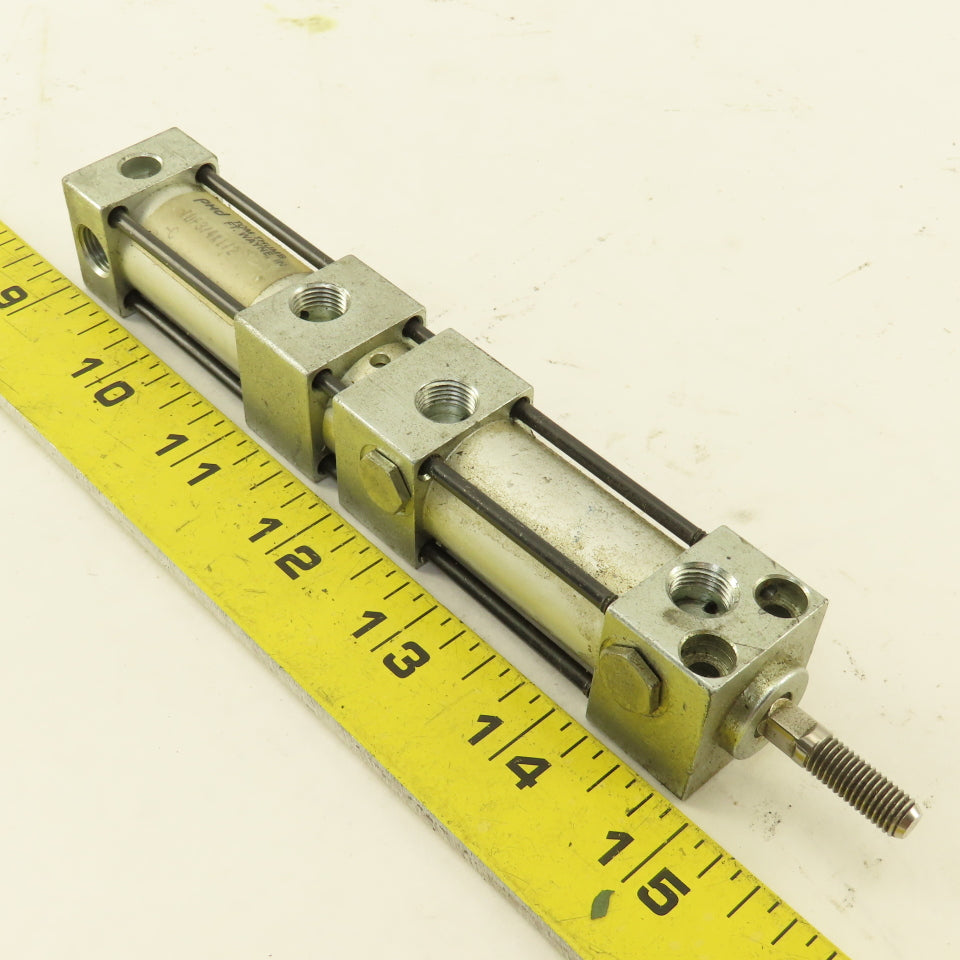 PHD TDF3/4x1/2 Tom Thumb 5/8" Bore 1/2" Stroke Tandem Air/Oil Cylinder