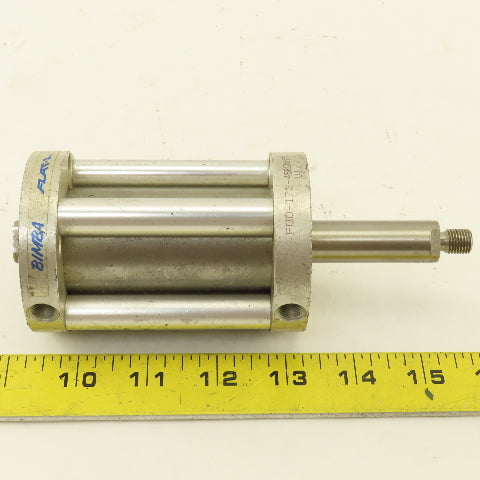 Bimba Flat-1 1-1/2" Bore 1-3/4" Double Ended Stroke Air Cylinder