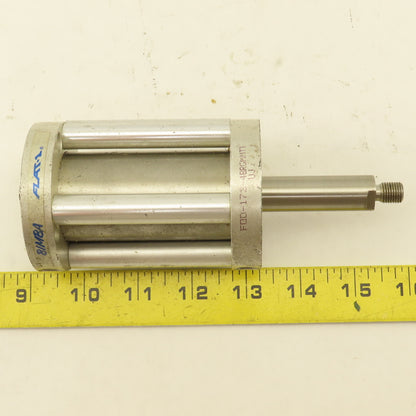 Bimba Flat-1 1-1/2" Bore 1-3/4" Double Ended Stroke Air Cylinder