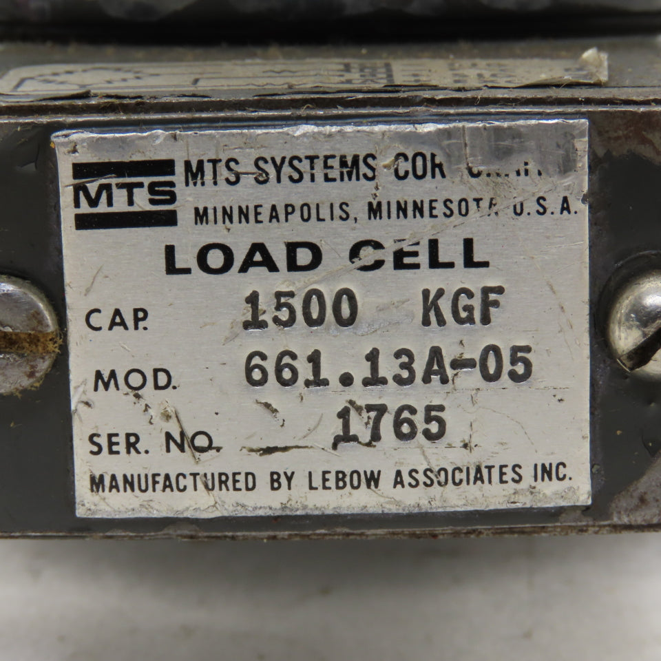 MTS 661.13A-05 1500 KGF Load Cell