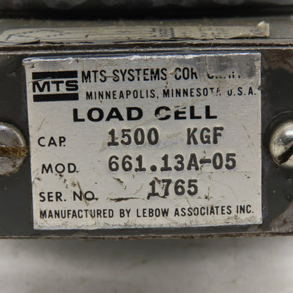 MTS 661.13A-05 1500 KGF Load Cell