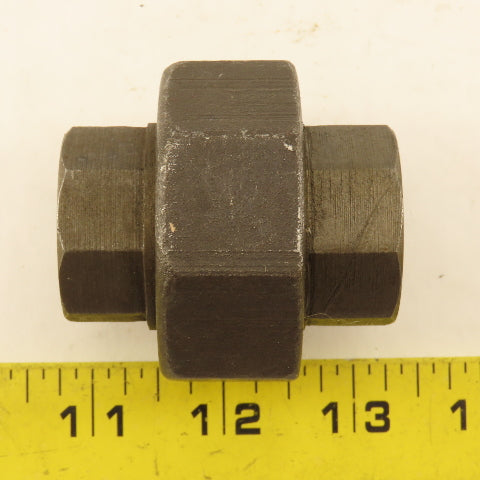 Bonney 1/2" NPT Steel 6000PSI WOG Thick Wall Black Pipe Union