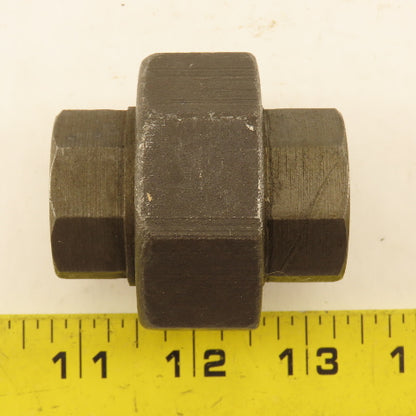 Bonney 1/2" NPT Steel 6000PSI WOG Thick Wall Black Pipe Union