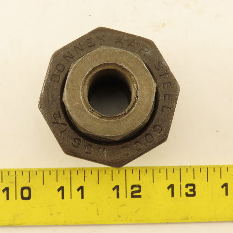 Bonney 1/2" NPT Steel 6000PSI WOG Thick Wall Black Pipe Union