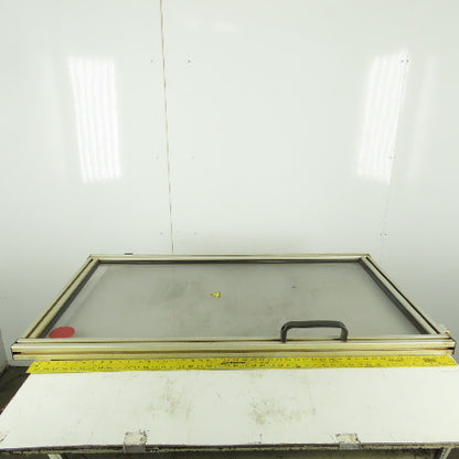 Bosch T-Slot Aluminum Extrusion Lexan Door Machine Guard 28-3/8" Wx51-1/4" H