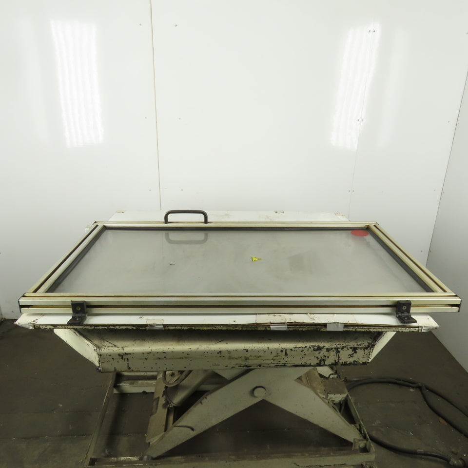 Bosch T-Slot Aluminum Extrusion Lexan Door Machine Guard 28-3/8" Wx51-1/4" H