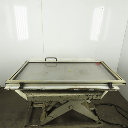 Bosch T-Slot Aluminum Extrusion Lexan Door Machine Guard 28-3/8" Wx51-1/4" H
