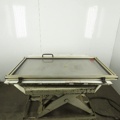 Bosch T-Slot Aluminum Extrusion Lexan Door Machine Guard 28-3/8" Wx51-1/4" H