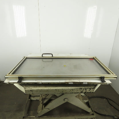 Bosch T-Slot Aluminum Extrusion Lexan Door Machine Guard 28-3/8" Wx51-1/4" H