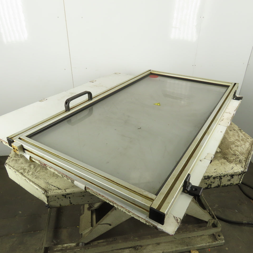Bosch T-Slot Aluminum Extrusion Lexan Door Machine Guard 28-3/8" Wx51-1/4" H