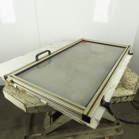 Bosch T-Slot Aluminum Extrusion Lexan Door Machine Guard 28-3/8" Wx51-1/4" H