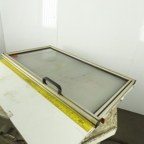 Bosch T-Slot Aluminum Extrusion Lexan Door Machine Guard 28-3/8" Wx51-1/4" H