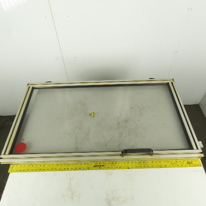 Bosch T-Slot Aluminum Extrusion Lexan Door Machine Guard 28-3/8" Wx51-1/4" H
