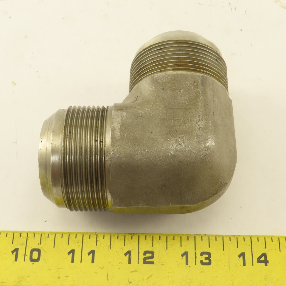 Parker Hannifin 1-7/8"-12 (-24) Stainless Steel Hydraulic Elbow 90°
