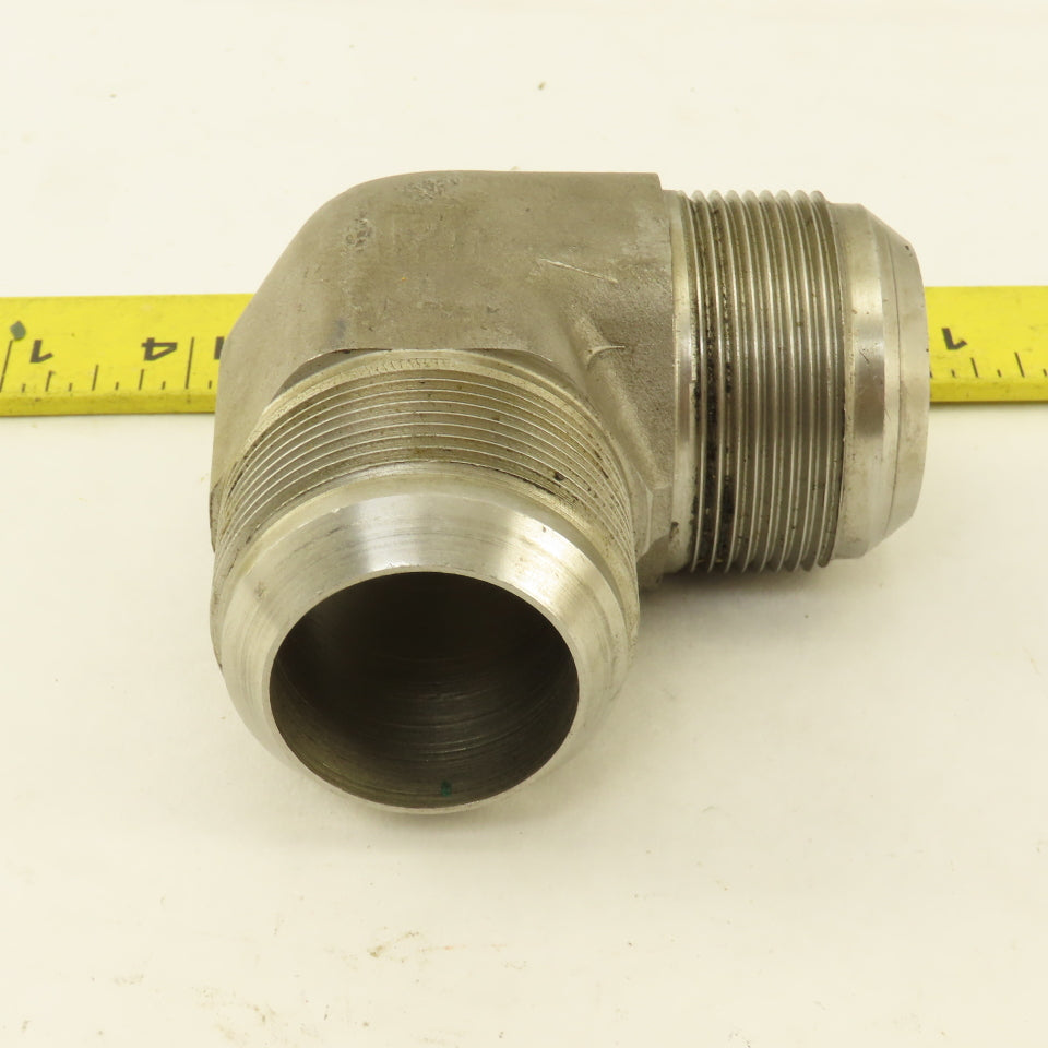 Parker Hannifin 1-7/8"-12 (-24) Stainless Steel Hydraulic Elbow 90°