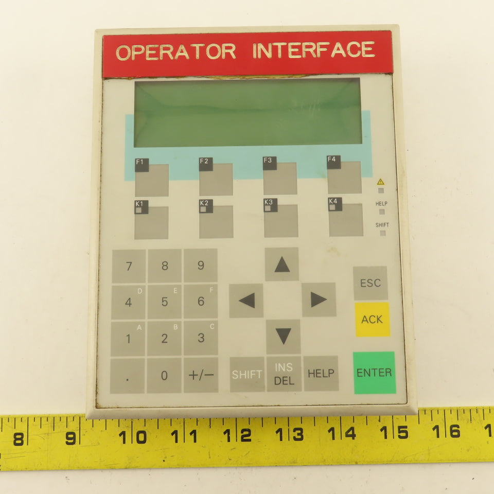 Siemens 6AV3 607-1JC20-0AX1 OP 7-DP Operator Panel