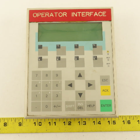 Siemens 6AV3 607-1JC20-0AX1 OP 7-DP Operator Panel