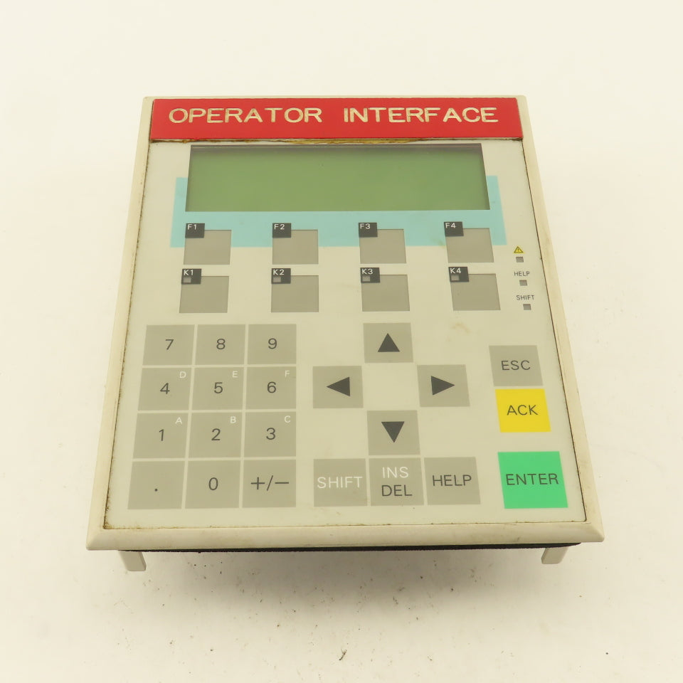 Siemens 6AV3 607-1JC20-0AX1 OP 7-DP Operator Panel